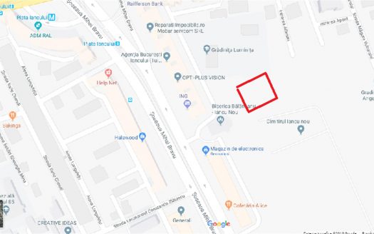 Teren 1239 mp pentru blocuri Mihai Bravu (Piata Iancului)